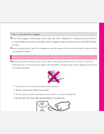 subaru stella 2021- 2022 owners manual in english